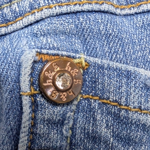 H & G size 11 juniors denim flare jeans - Picture 15 of 16